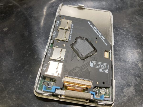 iPodClassic　SSD化用のマウンター