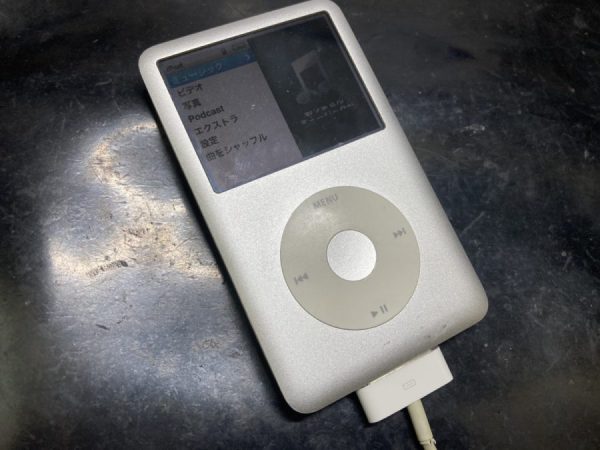 iPodClassic　HDDをSSD化して復元成功