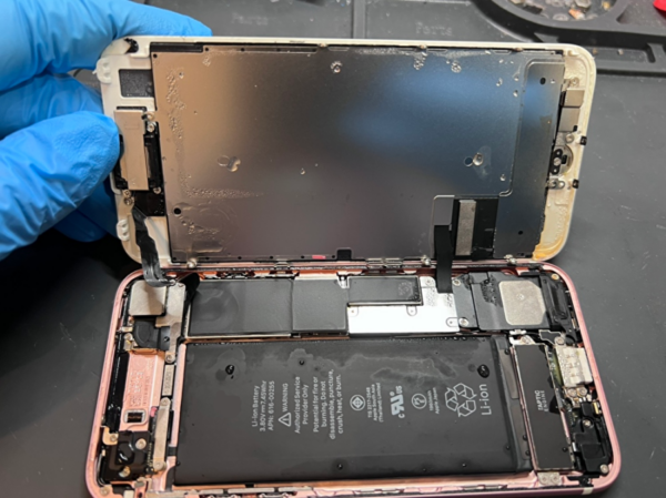 水没したiPhone7