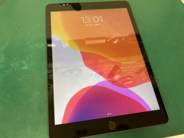 iPad第7世代ガラス割れ修理後