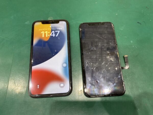 iPhone11 画面割れ液晶交換