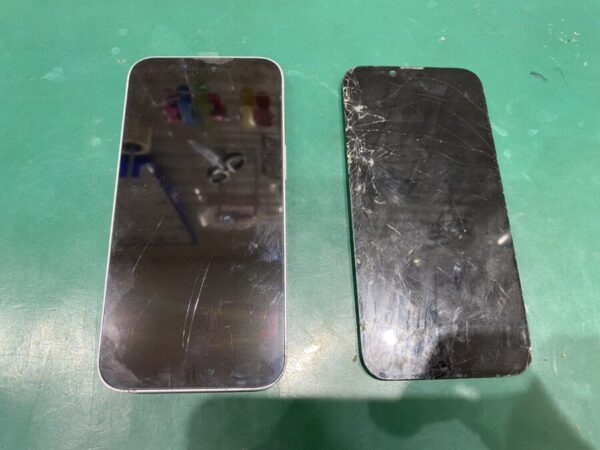 iPhone14 画面交換 修理完了