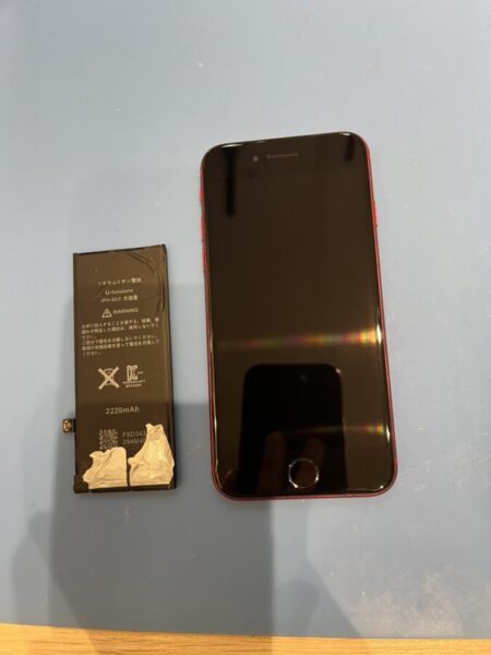 iPhoneSE2 バッテリー交換