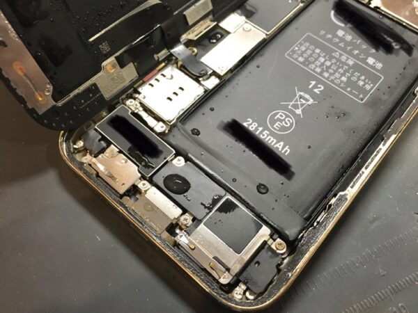 水没復旧「iPhone12」の洗浄作業を行いました！！！