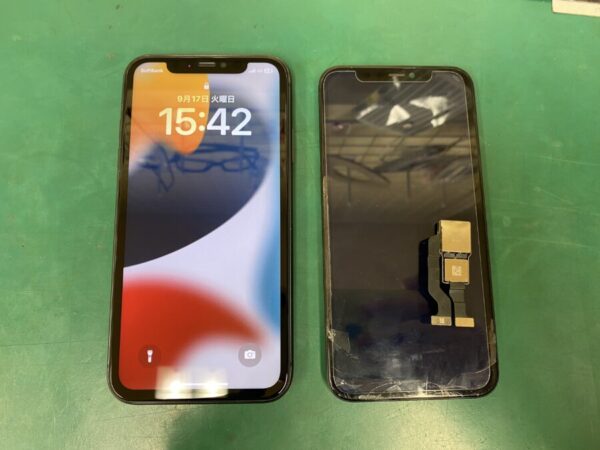 iPhone11 画面 カメラ 交換