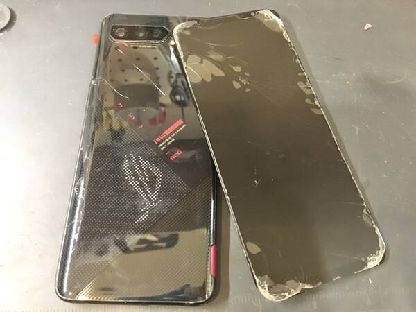 アールオージーフォン 液晶画面交換