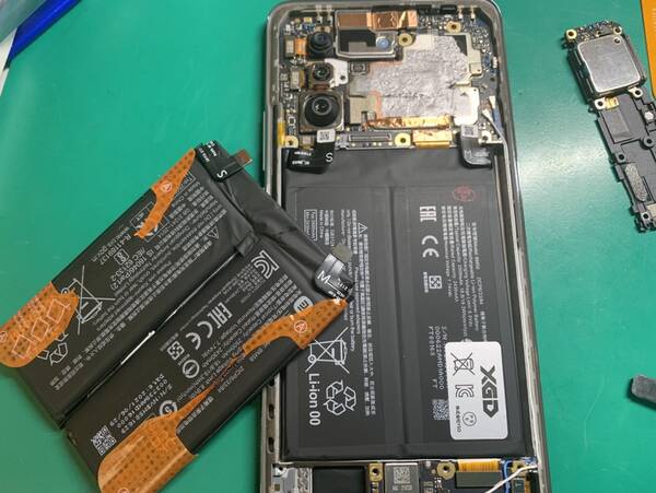 シャオミイレブンティープロバッテリー交換